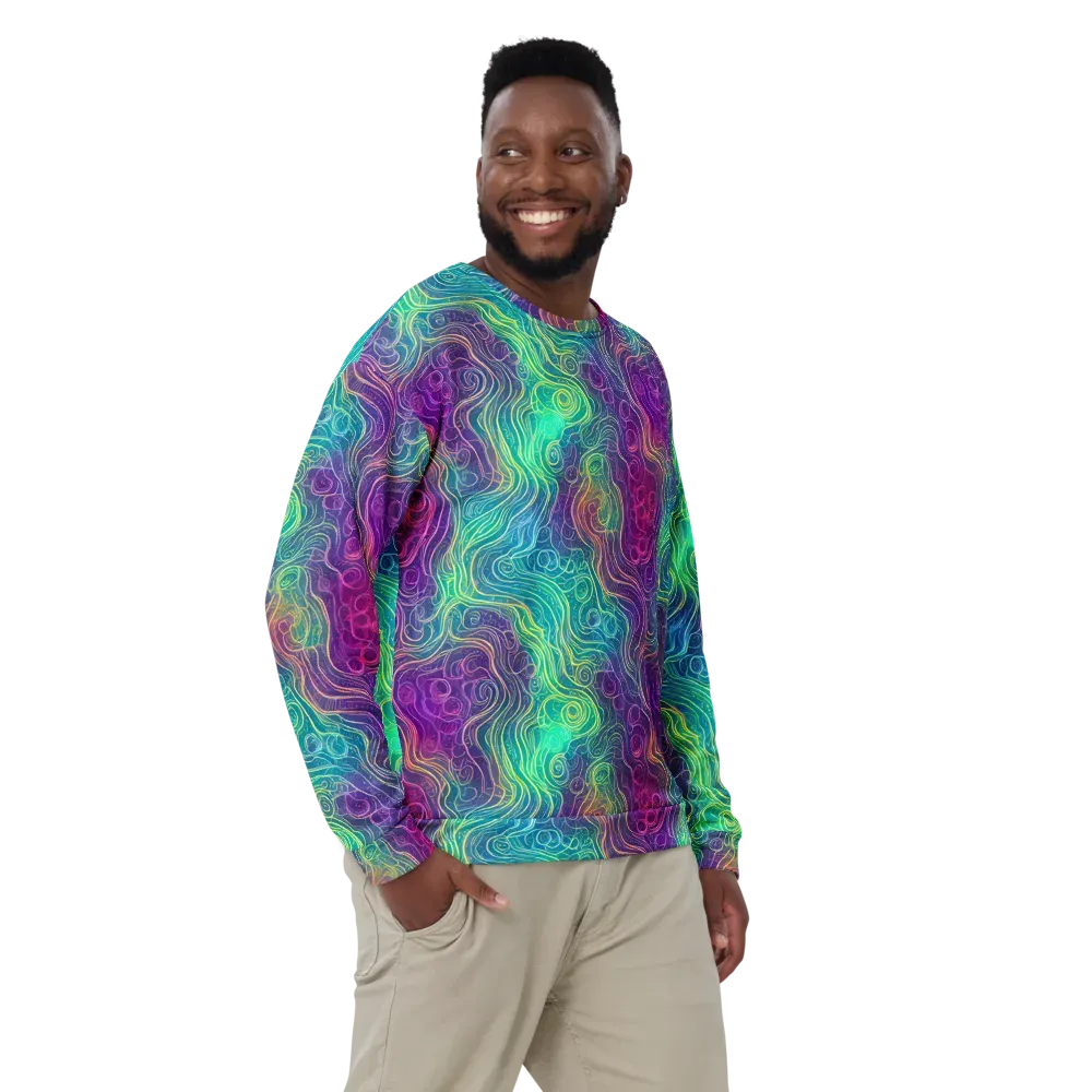 Chromatic Currents on Sweatshirt — Front