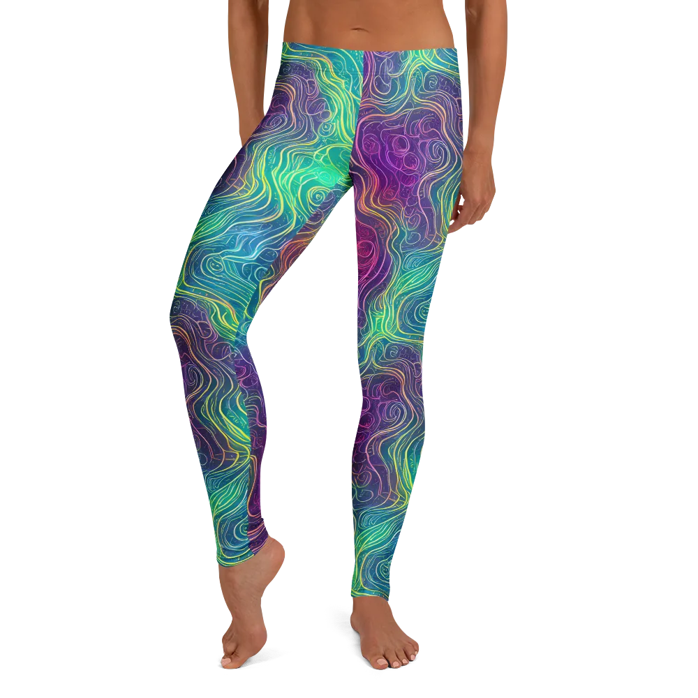 Chromatic Currents on Leggings — Front