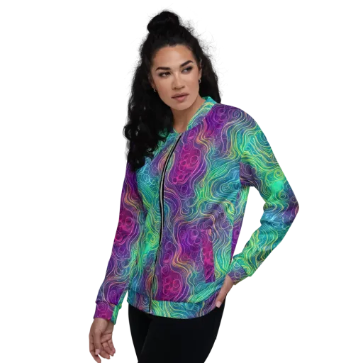 Chromatic Currents on a Bomber Jacket