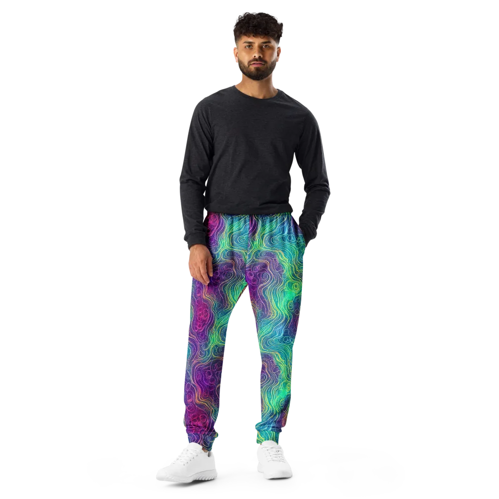Chromatic Currents on Men's Joggers — Front