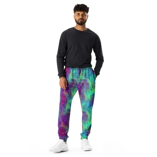 Chromatic Currents on a Men's Joggers