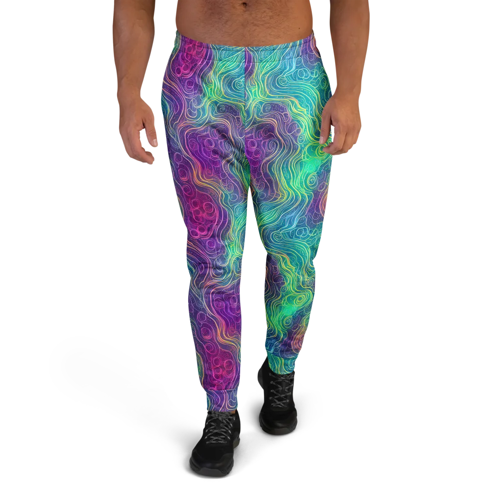 Chromatic Currents on Men's Joggers — Front