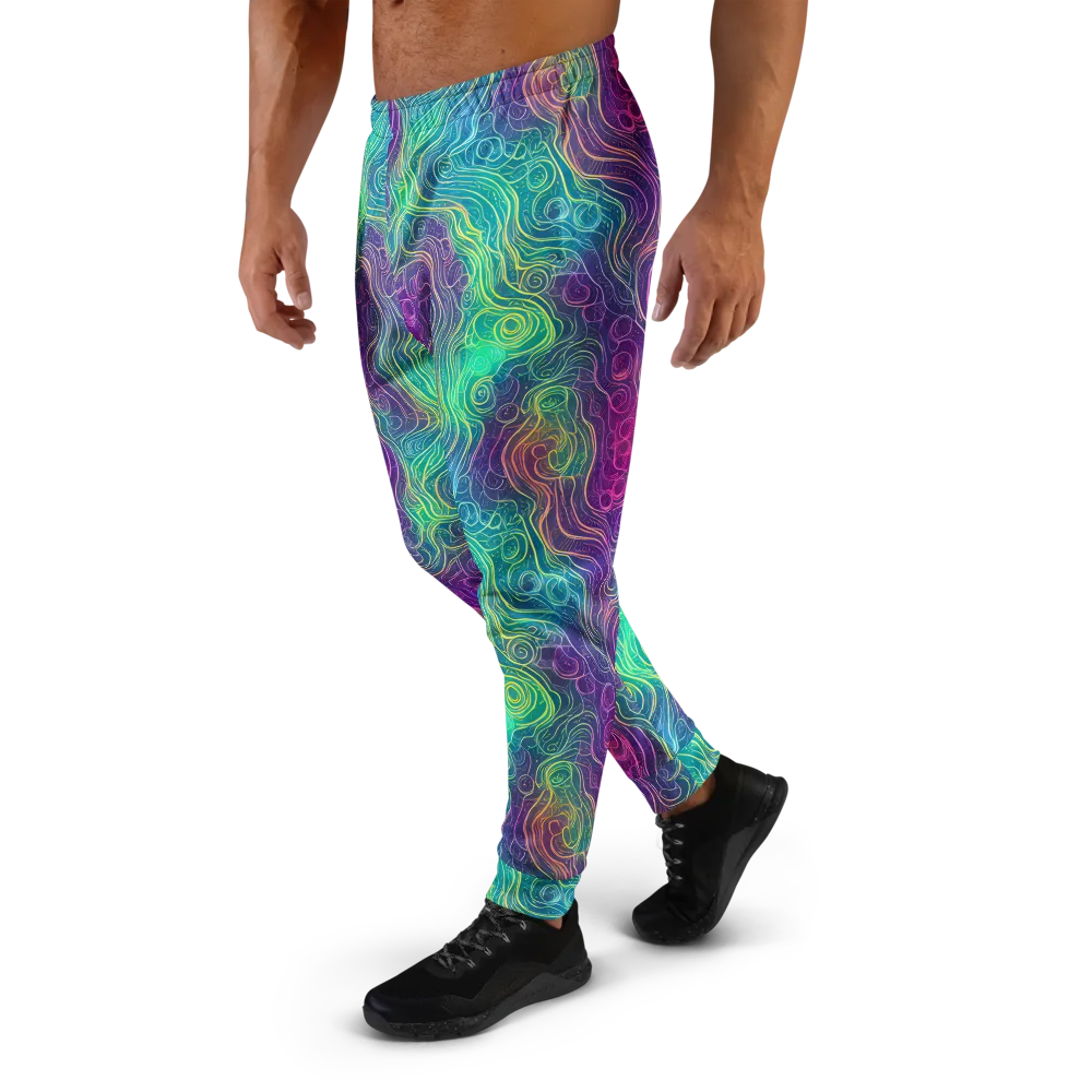 Chromatic Currents on Men's Joggers — Left