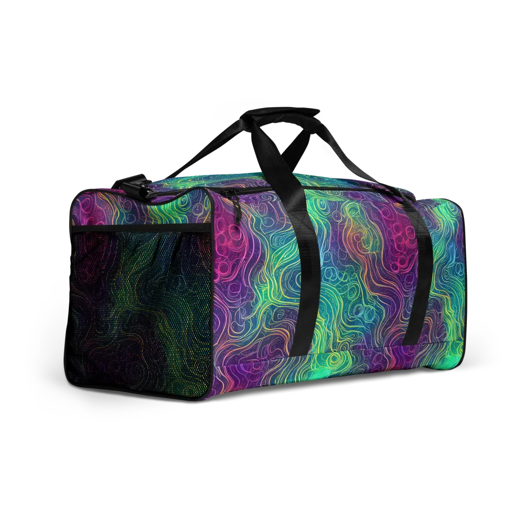 Chromatic Currents on Duffle Bag — Right Front