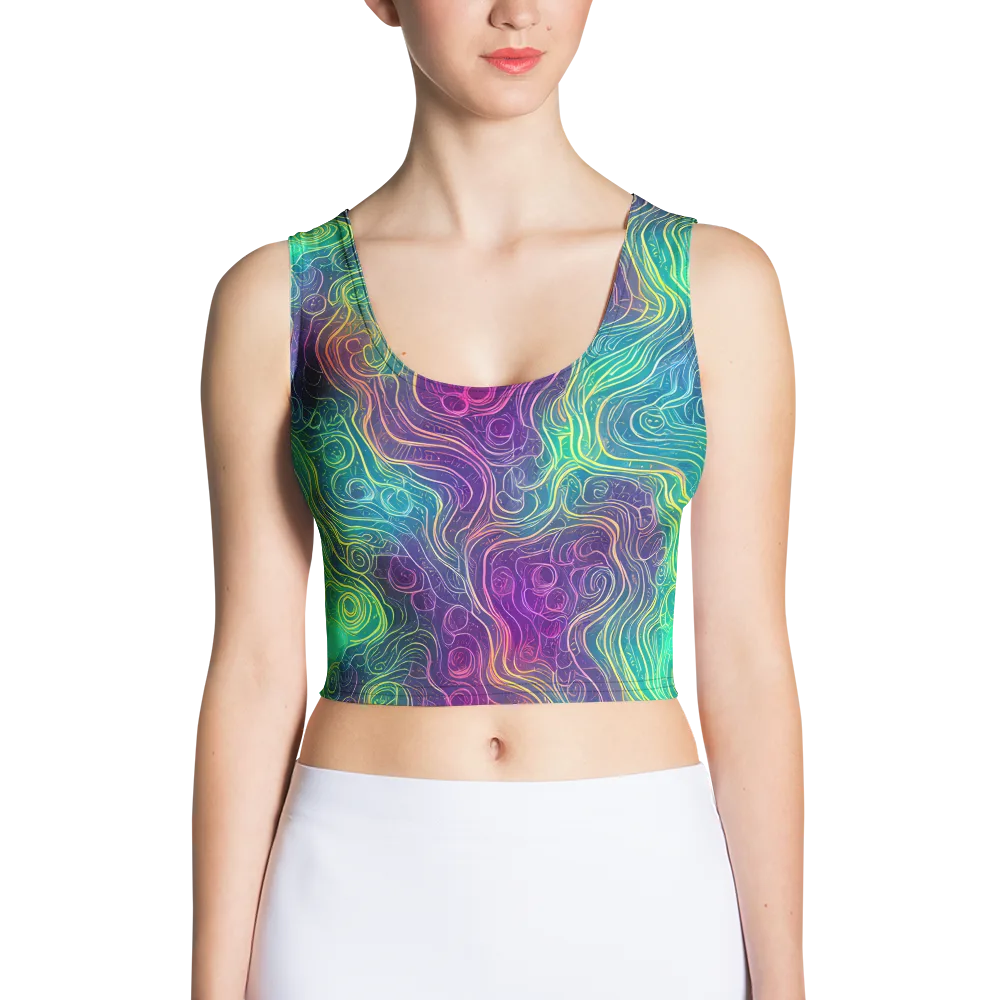 Chromatic Currents on Crop Top — Front