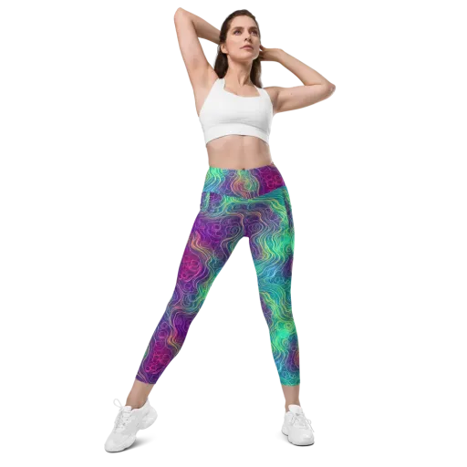 Chromatic Currents on a Leggings with Pockets