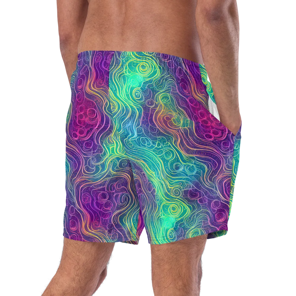 Chromatic Currents on Swim Trunks — Right Back