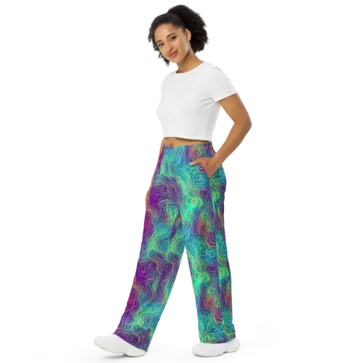 Chromatic Currents on a Wide-Leg Pants