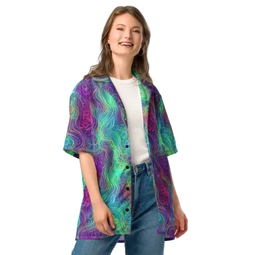 Chromatic Currents on a Button Shirt