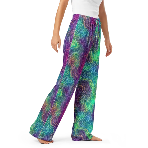 Chromatic Currents on a Women's Pajama Pants