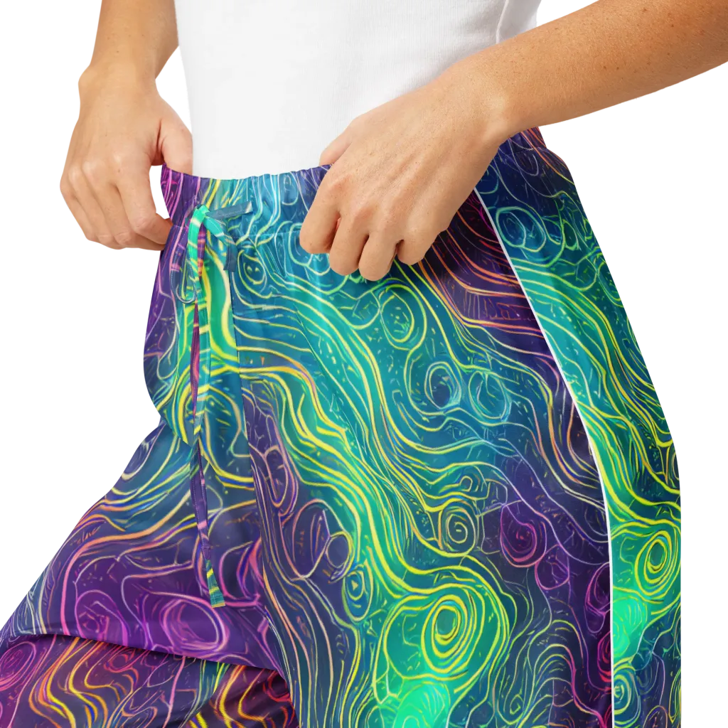 Chromatic Currents on Women's Pajama Pants — Product details