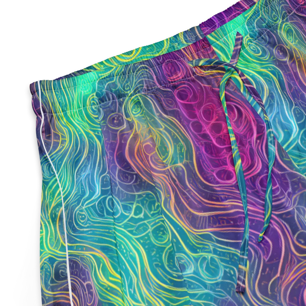 Chromatic Currents on Women's Pajama Shorts — Product details
