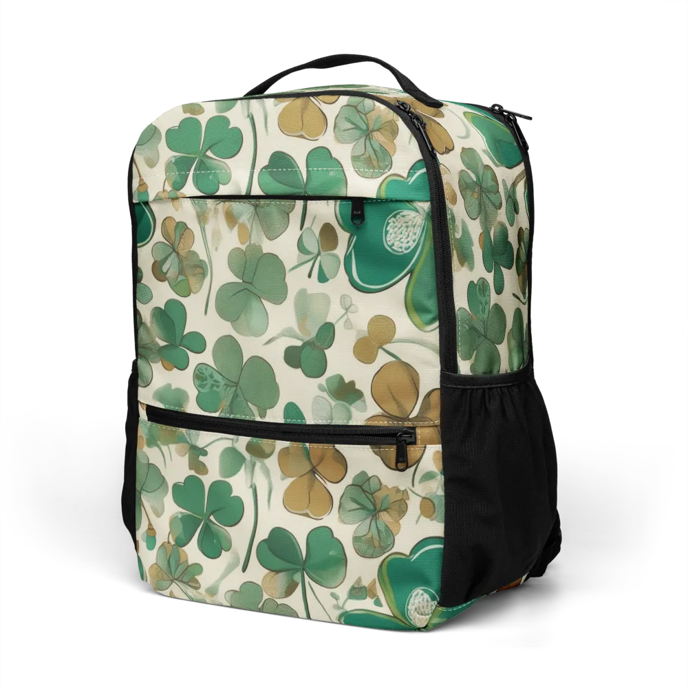 Cloverfield Reverie on Utility Backpack — Left Front