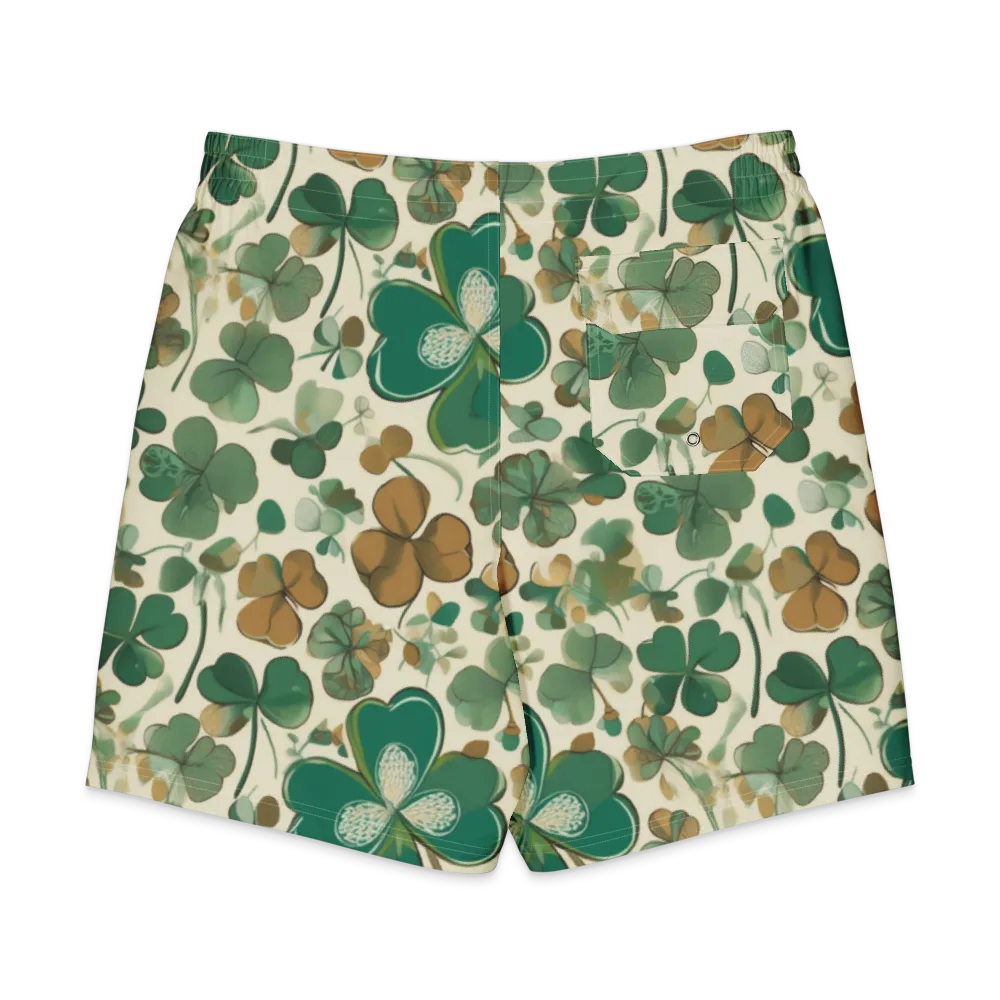 Cloverfield Reverie on Men's Board Shorts — Back
