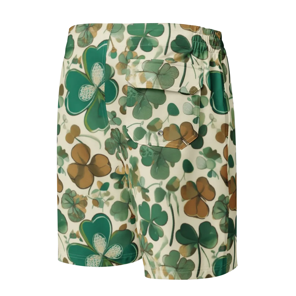 Cloverfield Reverie on Men's Board Shorts — Back