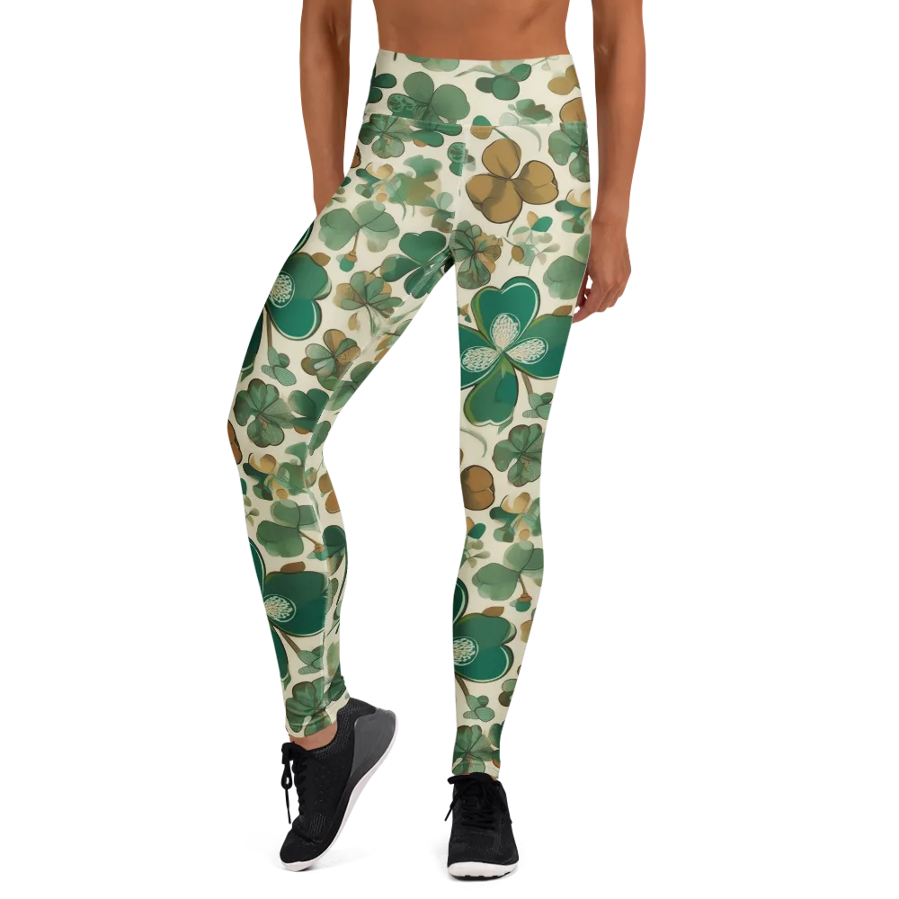 Cloverfield Reverie on Yoga Leggings — Front
