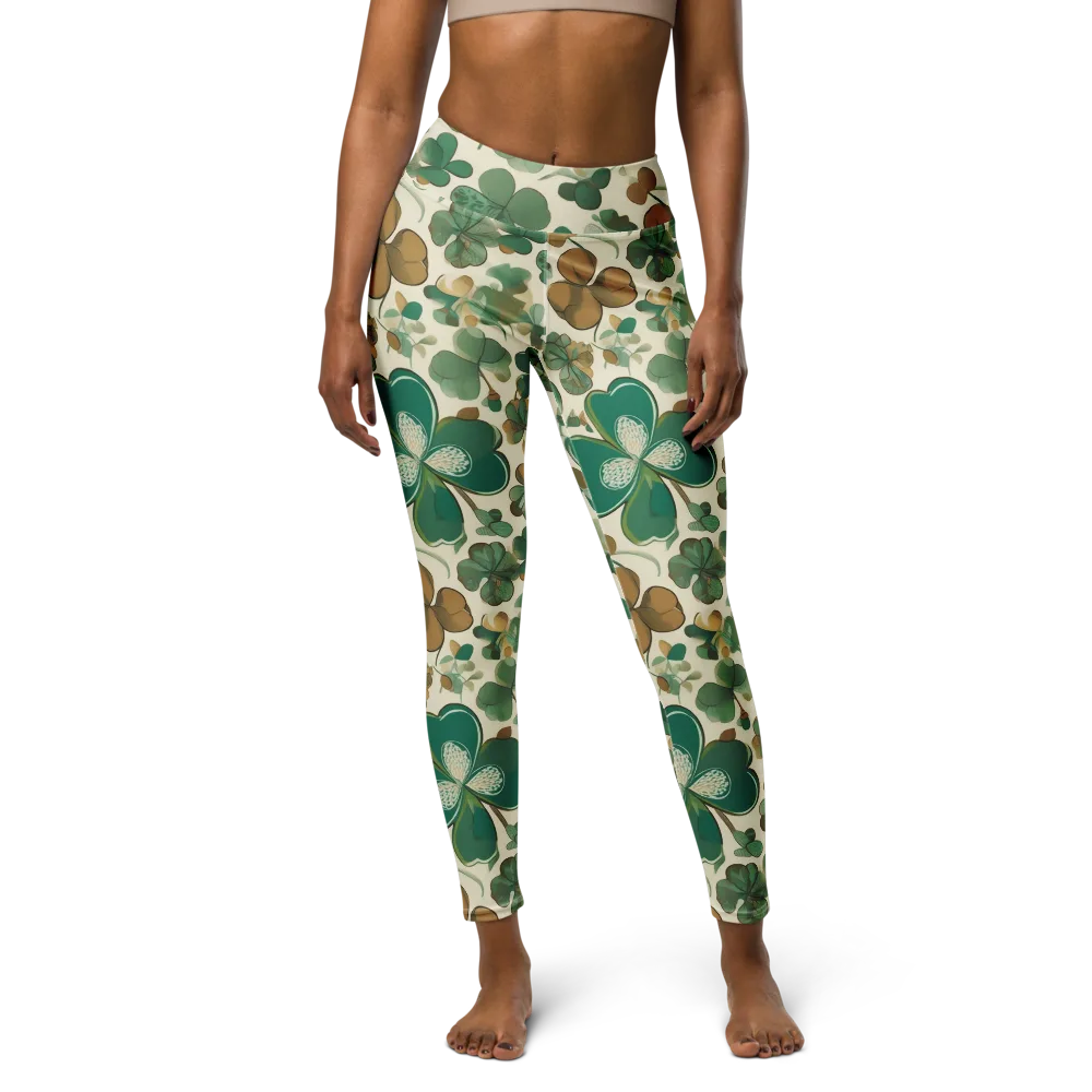 Cloverfield Reverie on Yoga Leggings — Front