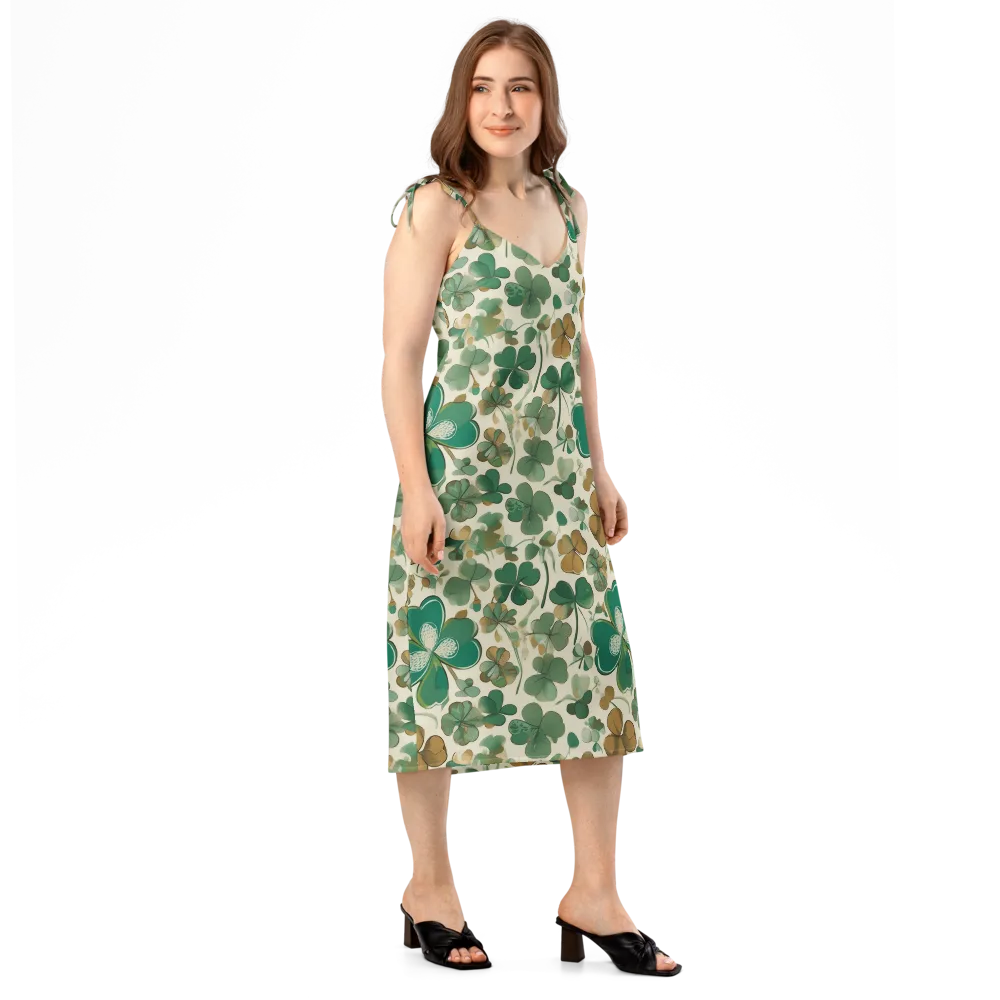 Cloverfield Reverie on Slip Dress — Right Front
