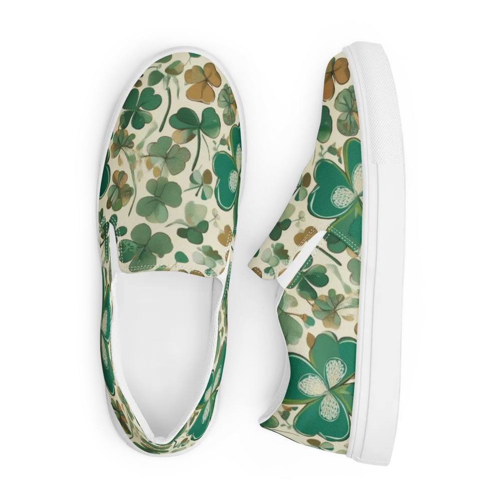 Cloverfield Reverie on Men's Slip-On Canvas Shoes — Front