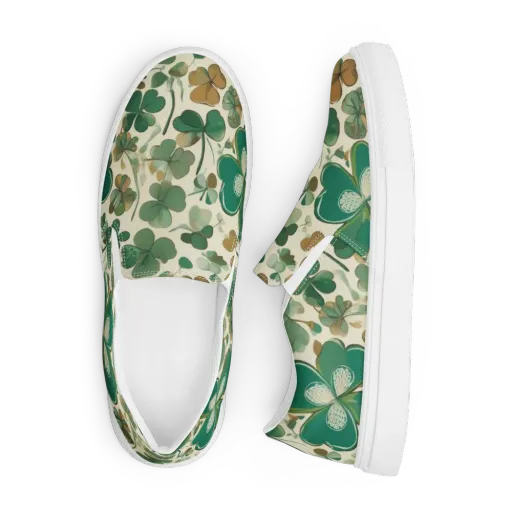 Cloverfield Reverie on a Men's Slip-On Canvas Shoes