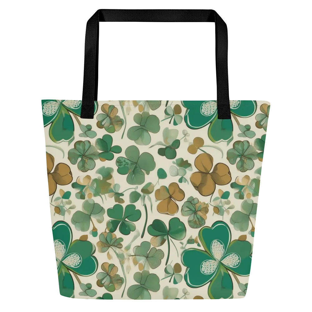 Cloverfield Reverie on Large Tote Bag W/ Pocket — Front