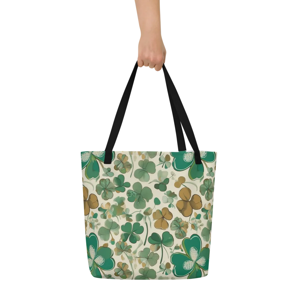 Cloverfield Reverie on Large Tote Bag W/ Pocket — Front