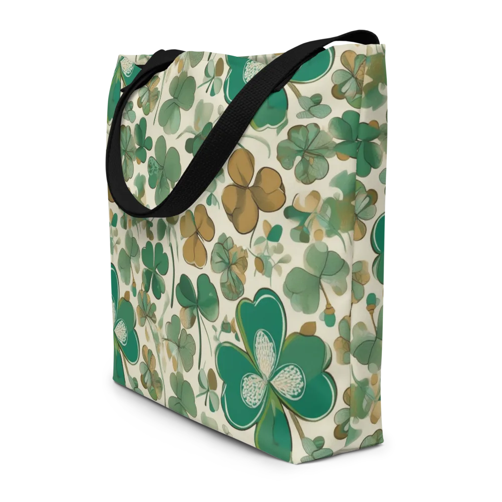 Cloverfield Reverie on Large Tote Bag W/ Pocket — Front