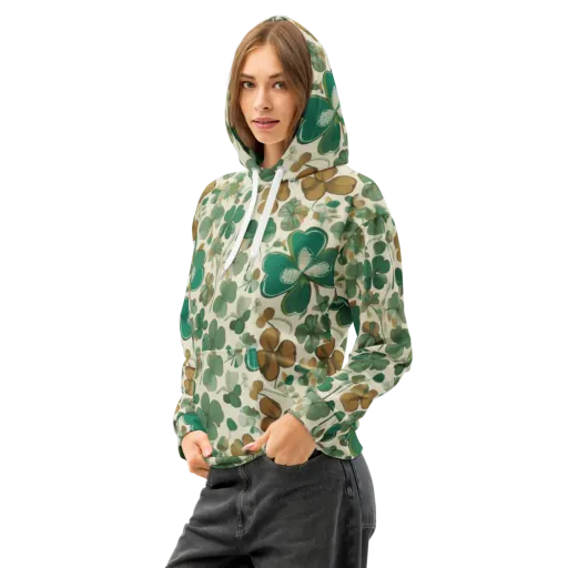 Cloverfield Reverie on a Cotton Hoodie