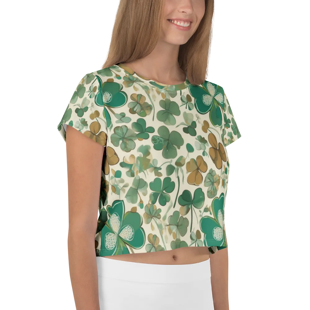 Cloverfield Reverie on Crop Tee — Right