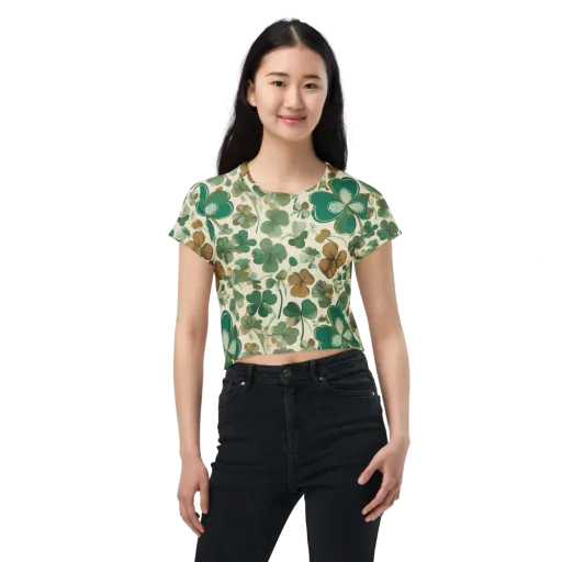 Cloverfield Reverie on a Crop Tee