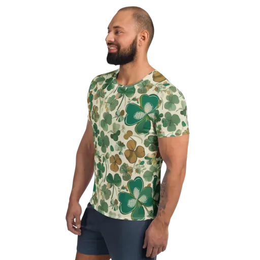 Cloverfield Reverie on a Men's Athletic T-Shirt