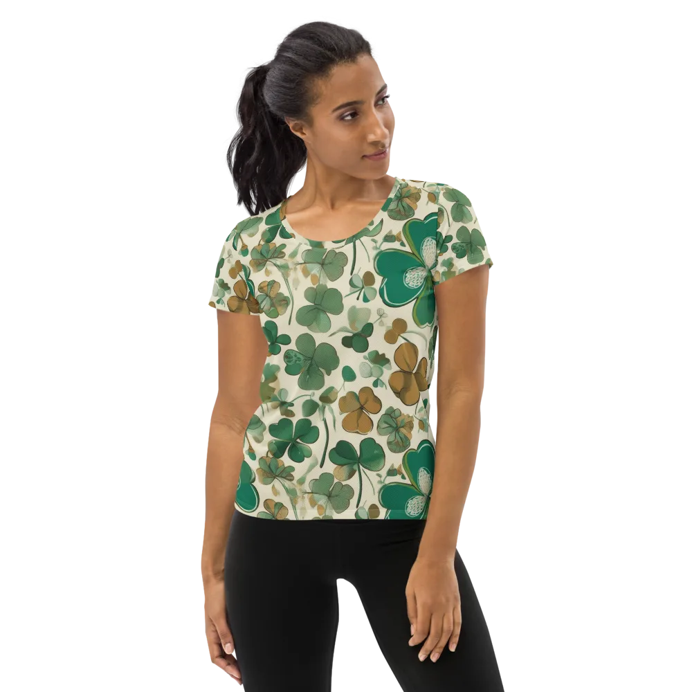 Cloverfield Reverie on Women's Athletic T-Shirt — Front