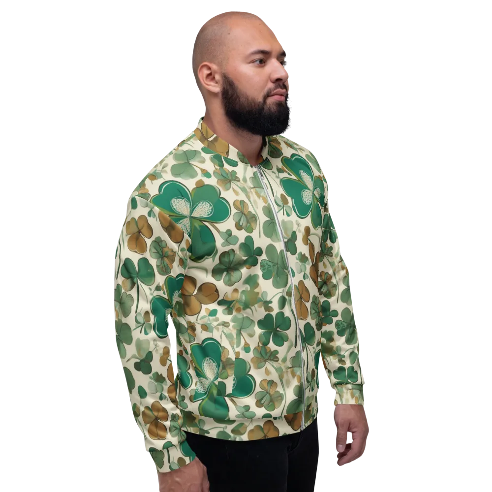 Cloverfield Reverie on Bomber Jacket — Right