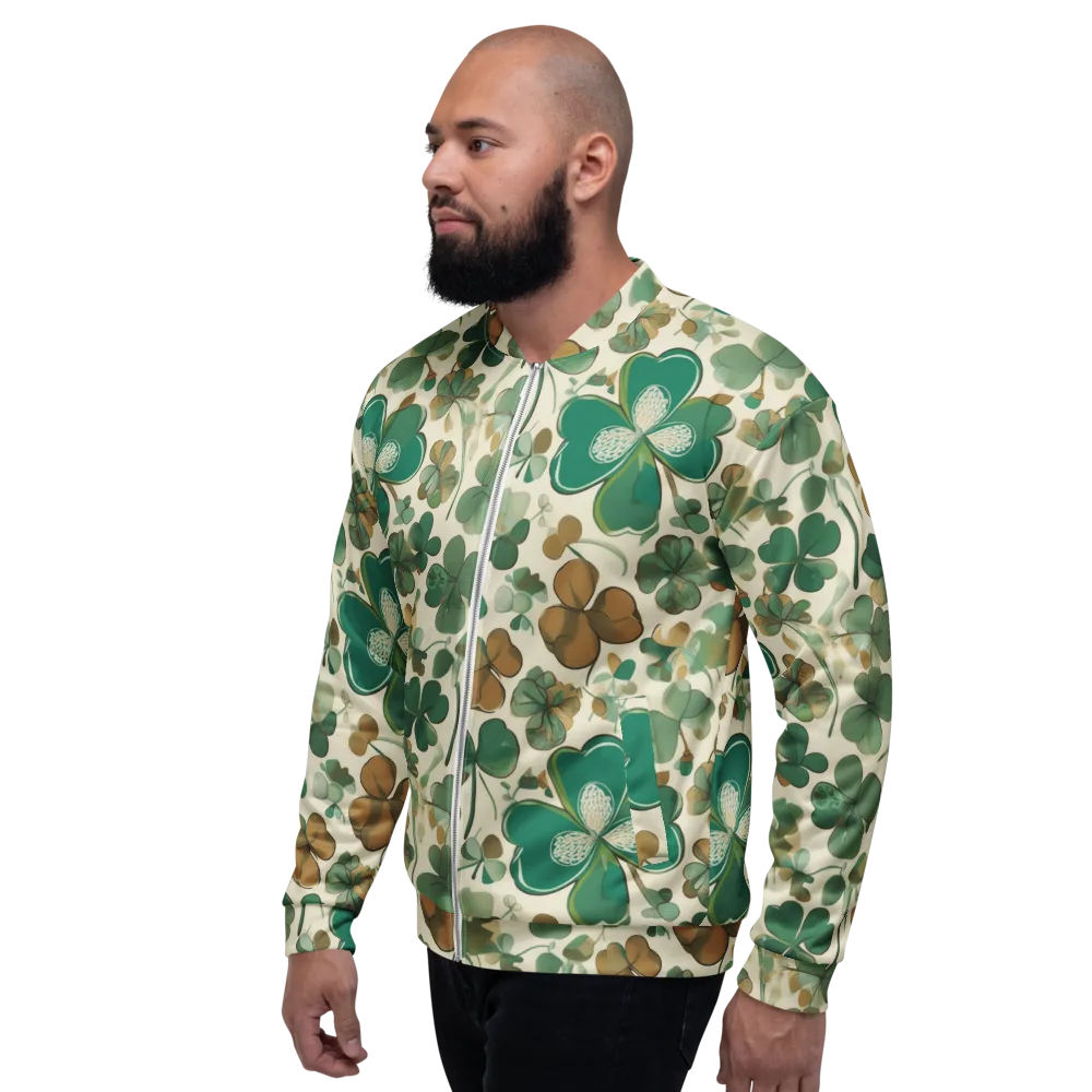 Cloverfield Reverie on Bomber Jacket — Left