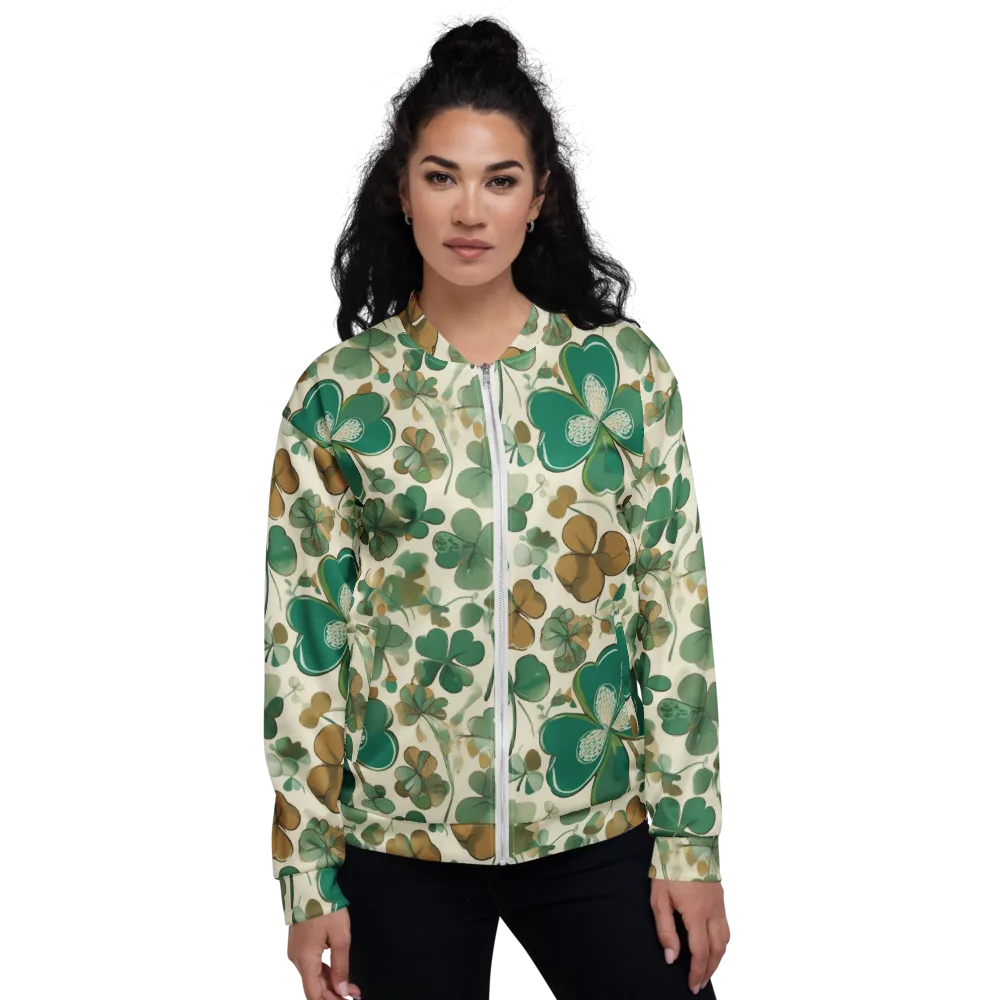 Cloverfield Reverie on Bomber Jacket — Front