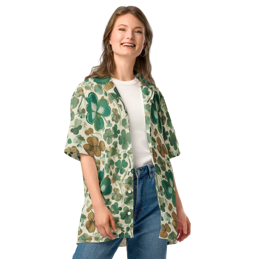 Cloverfield Reverie on Button Shirt — Front