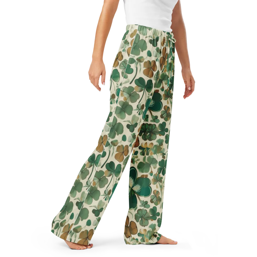 Cloverfield Reverie on Women's Pajama Pants — Right Front