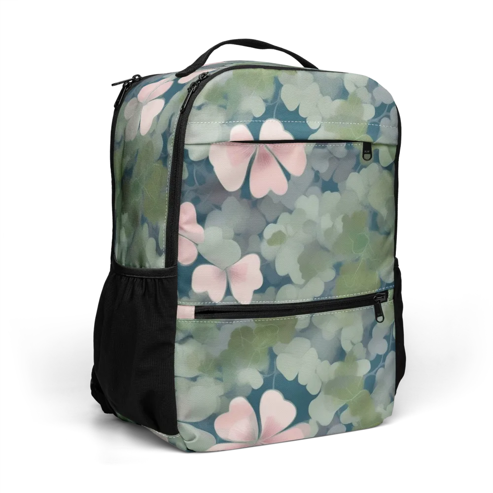 Moonlit Petal Drift on Utility Backpack — Right Front