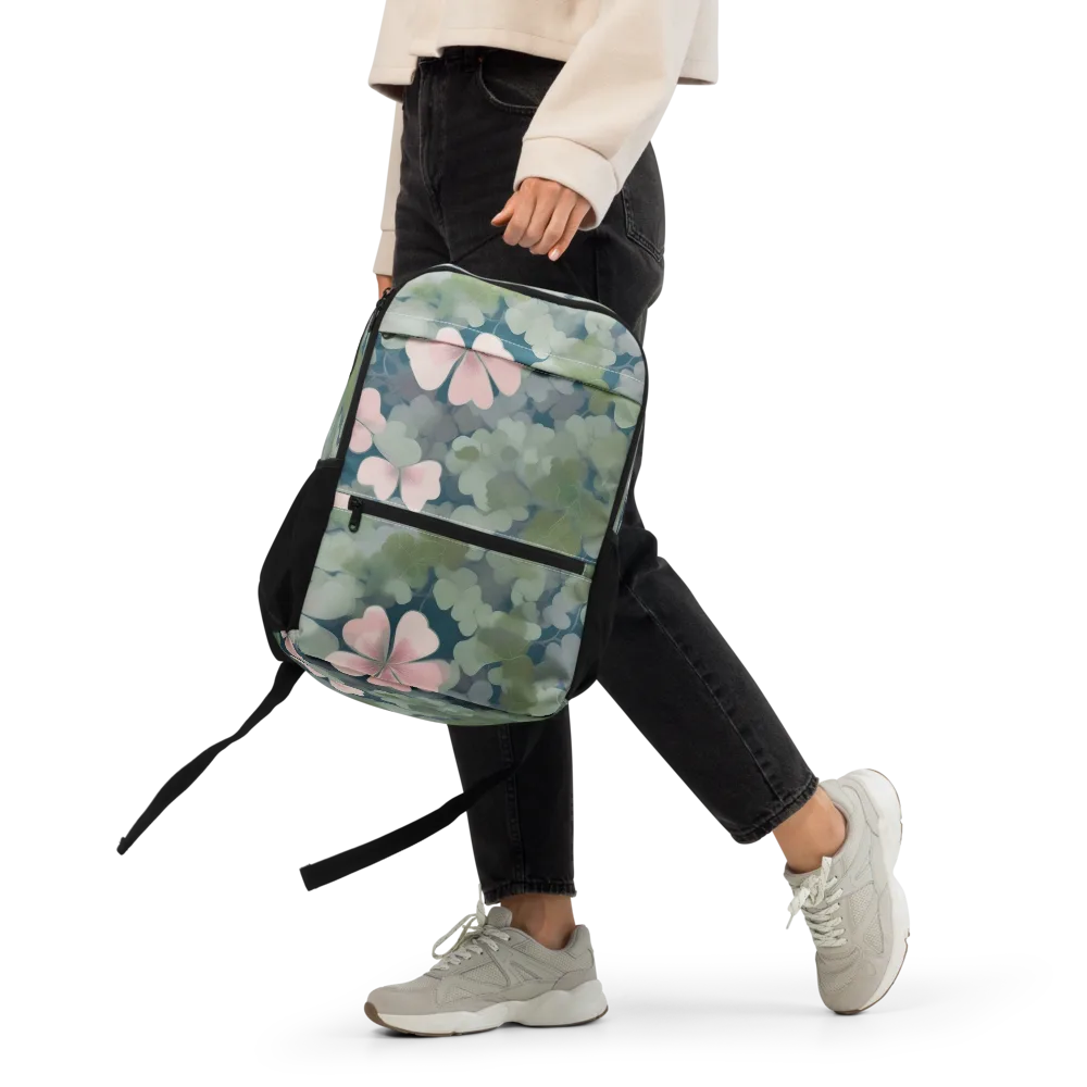 Moonlit Petal Drift on Utility Backpack — Front
