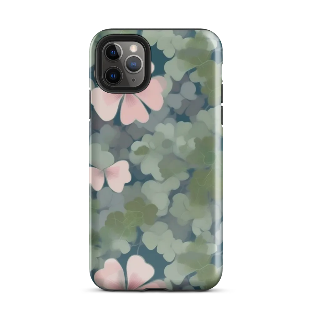 Moonlit Petal Drift on Tough Case for iPhone® — Front