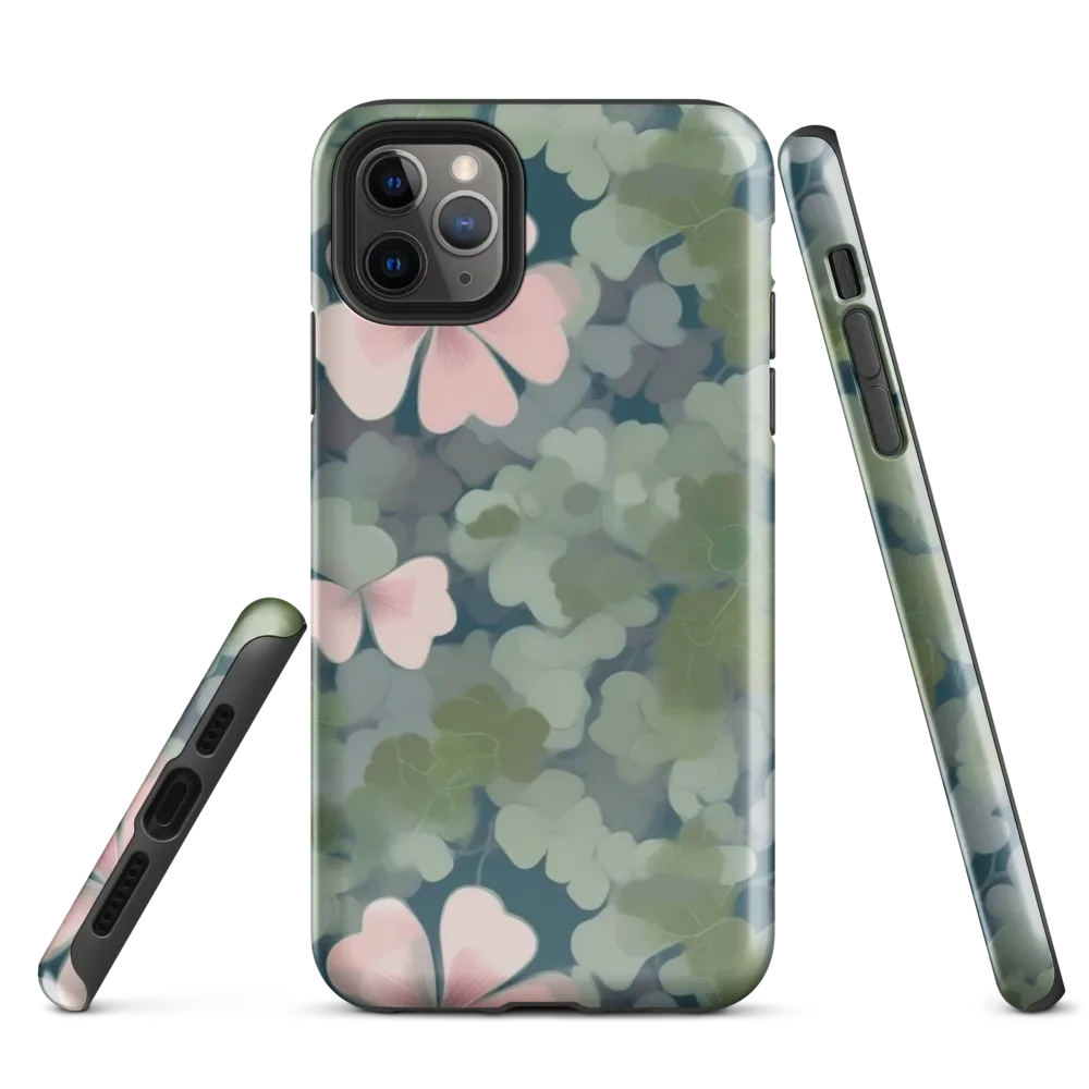 Moonlit Petal Drift on Tough Case for iPhone® — Front