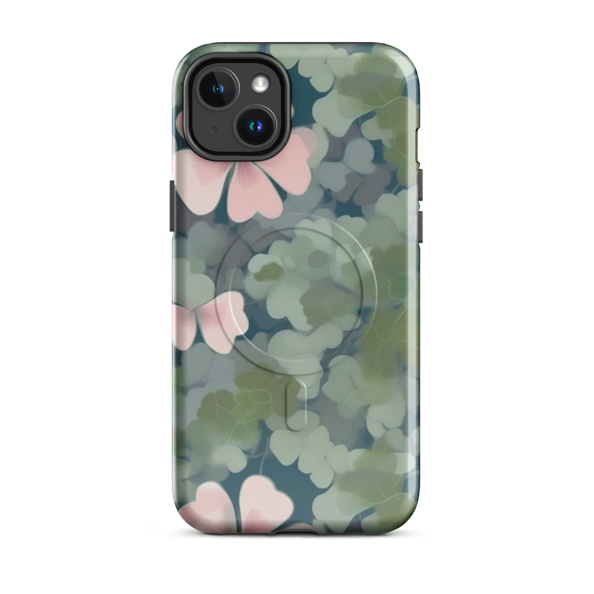Moonlit Petal Drift on MagSafe Tough Case for iPhone® — Front