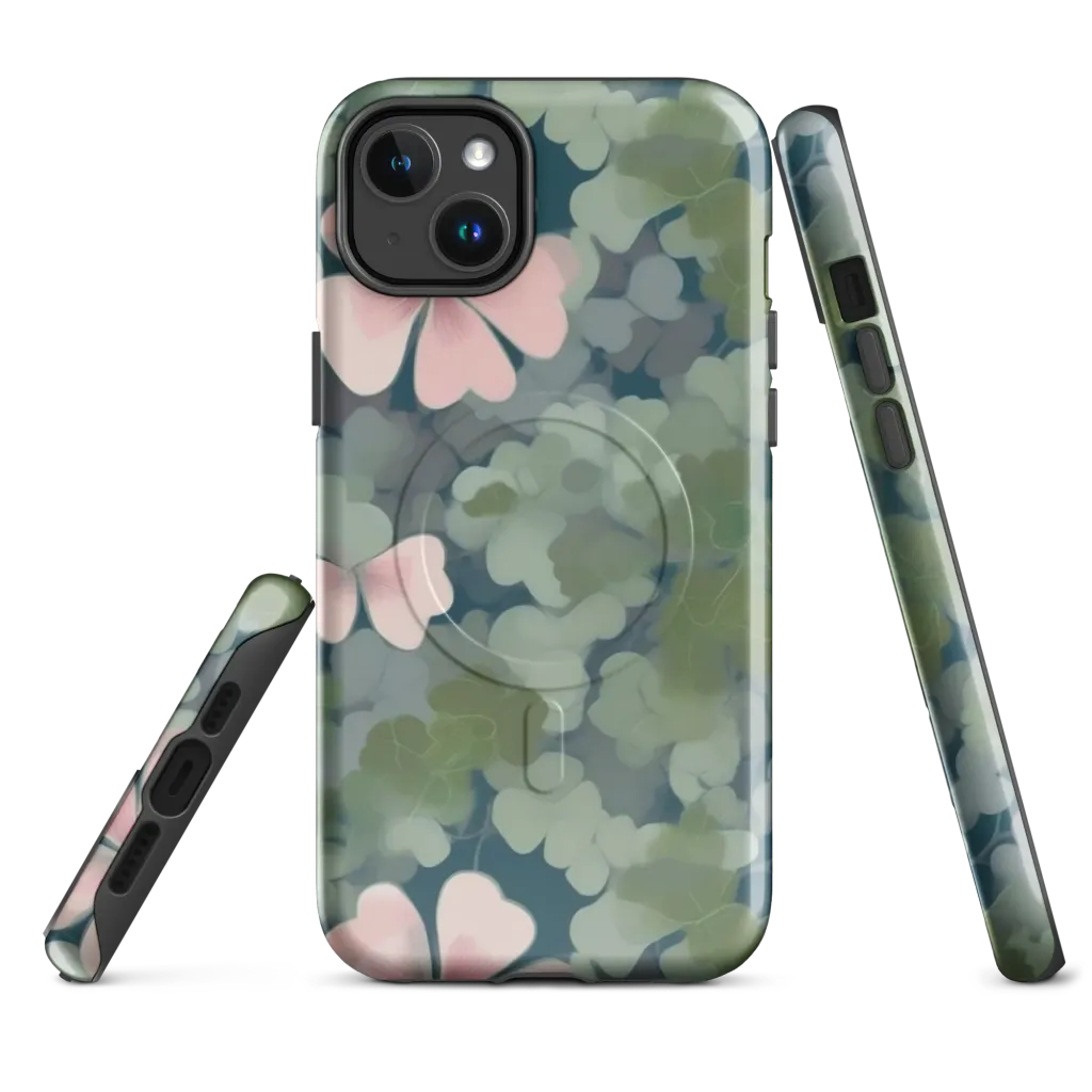 Moonlit Petal Drift on MagSafe Tough Case for iPhone® — Front