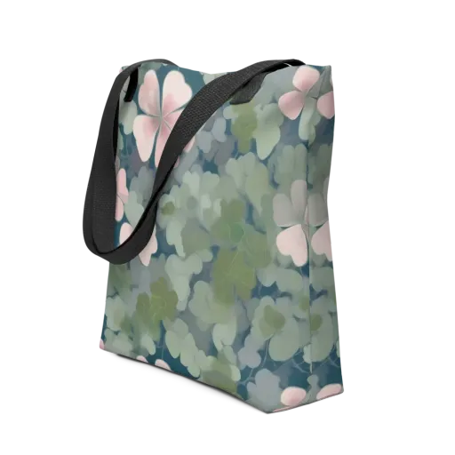 Moonlit Petal Drift on a Tote Bag