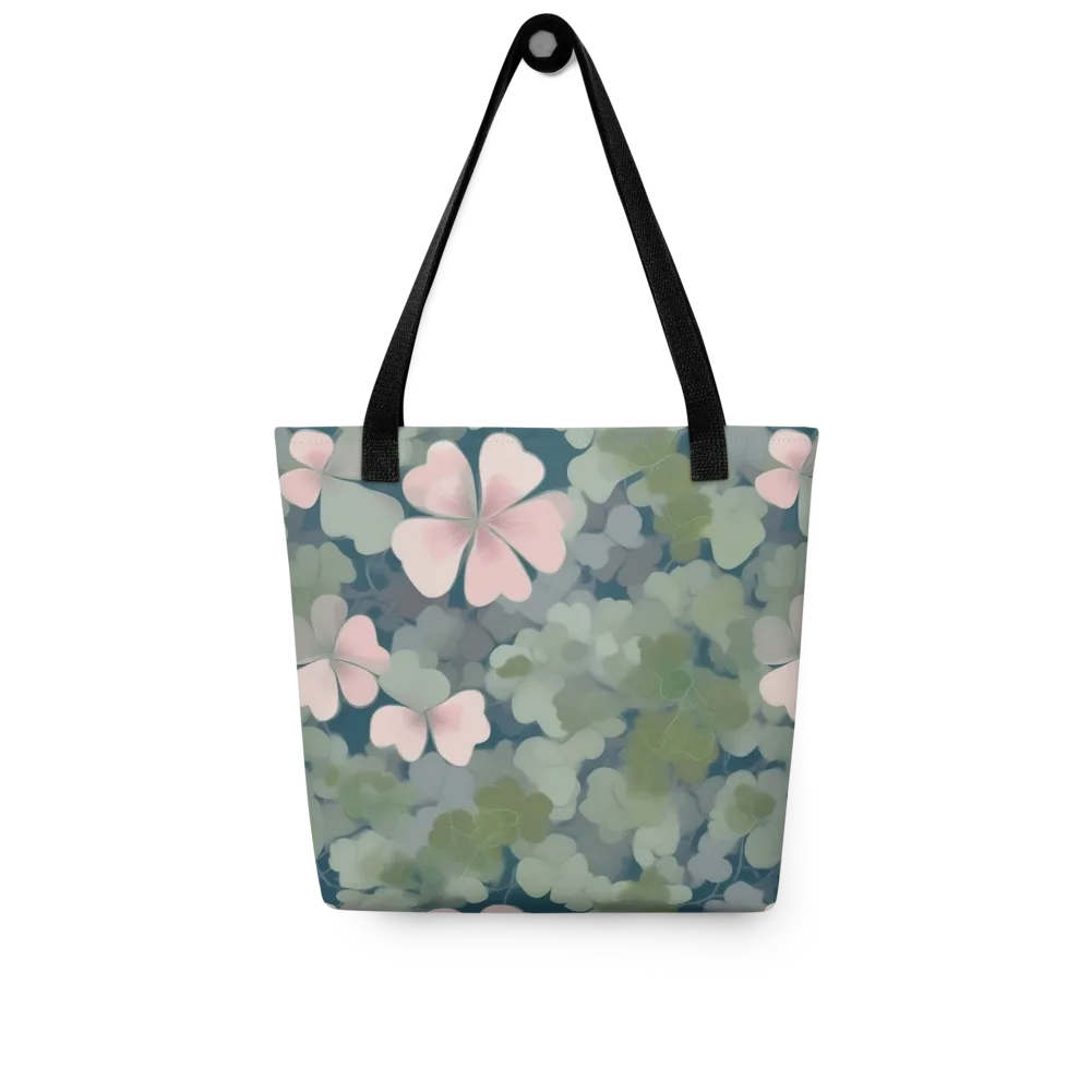 Moonlit Petal Drift on Tote Bag — Front