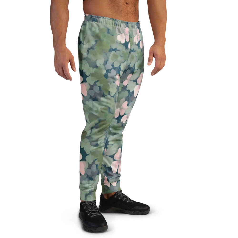 Moonlit Petal Drift on Men's Joggers — Right