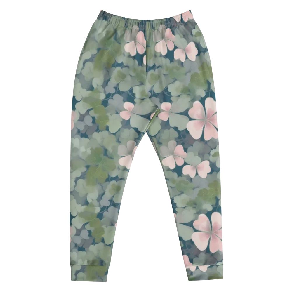 Moonlit Petal Drift on Men's Joggers — Front