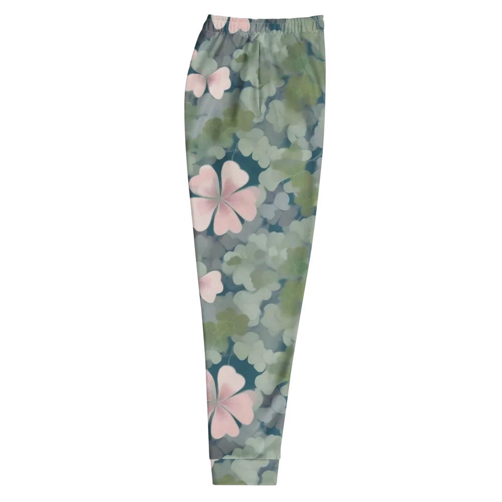 Moonlit Petal Drift on Men's Joggers — Right