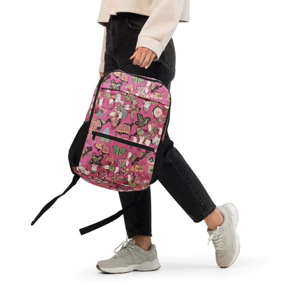 Rosebud Menagerie on Utility Backpack — Front
