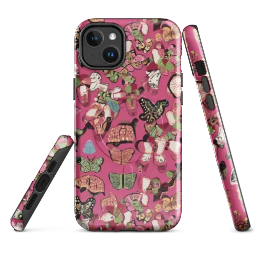 Rosebud Menagerie on a MagSafe Tough Case for iPhone®